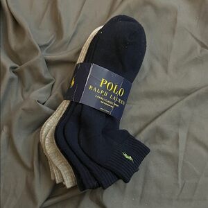 NWT 6 pairs Polo by Ralph Lauren Men's Socks